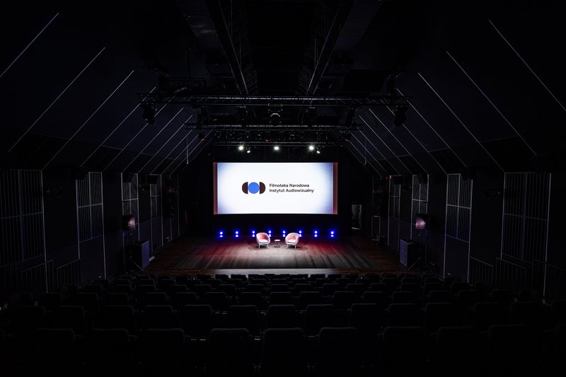 sala audiowizualna Ziemia Obiecana, fot. Mykyta Platonov / FINA