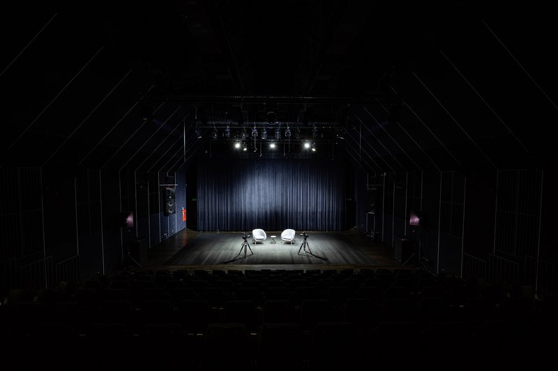 sala audiowizualna Ziemia Obiecana, fot. Mykyta Platonov / FINA