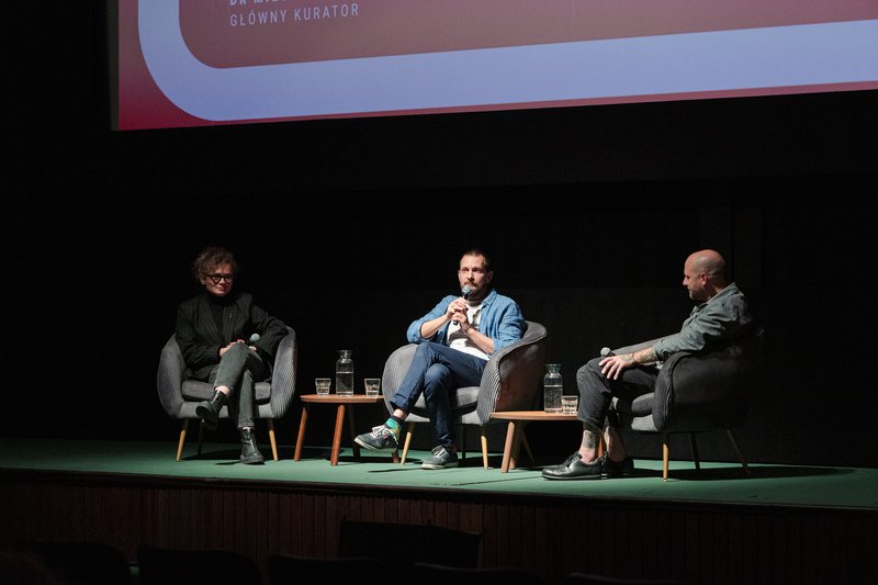 Na zdjęciu: Monika Supruniuk, Miłosz Stelmach, Tomasz Kolankiewicz / Fot. Mykyta Platonov