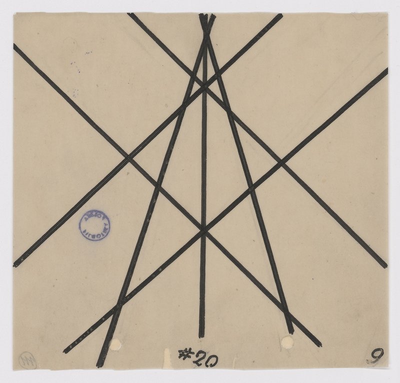 Projekty graficzne do filmów / Autor: Paweł Binn / Źródło: Filmoteka Narodowa - Instytut Audiowizualny