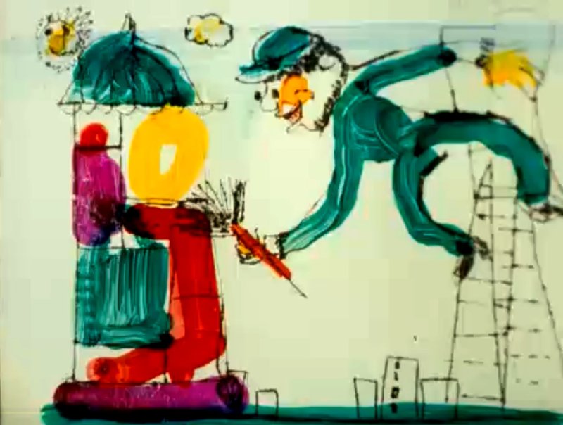 Kadry z filmu „Ostry film zaangażowany” / Źródło: Filmoteka Narodowa - Instytut Audiowizualny