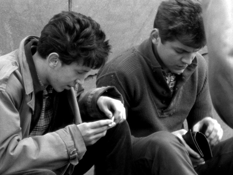 Kadry z filmu „Ludzie z pustego obszaru” / Źródło: Filmoteka Narodowa - Instytut Audiowizualny