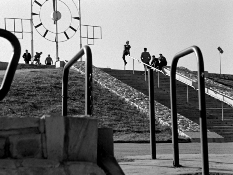 Kadry z filmu „Ludzie z pustego obszaru” / Źródło: Filmoteka Narodowa - Instytut Audiowizualny