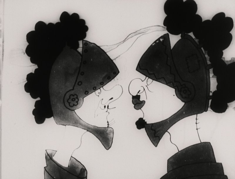 Kadry z filmu „Mistrz Chochelka w opałach” / Źródło: Filmoteka Narodowa - Instytut Audiowizualny