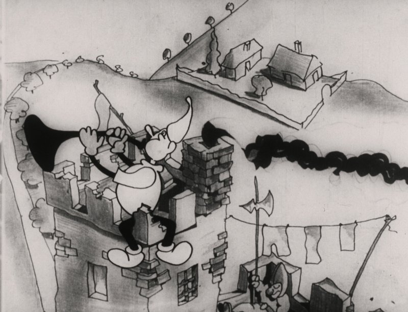 Kadry z filmu „Mistrz Chochelka w opałach” / Źródło: Filmoteka Narodowa - Instytut Audiowizualny