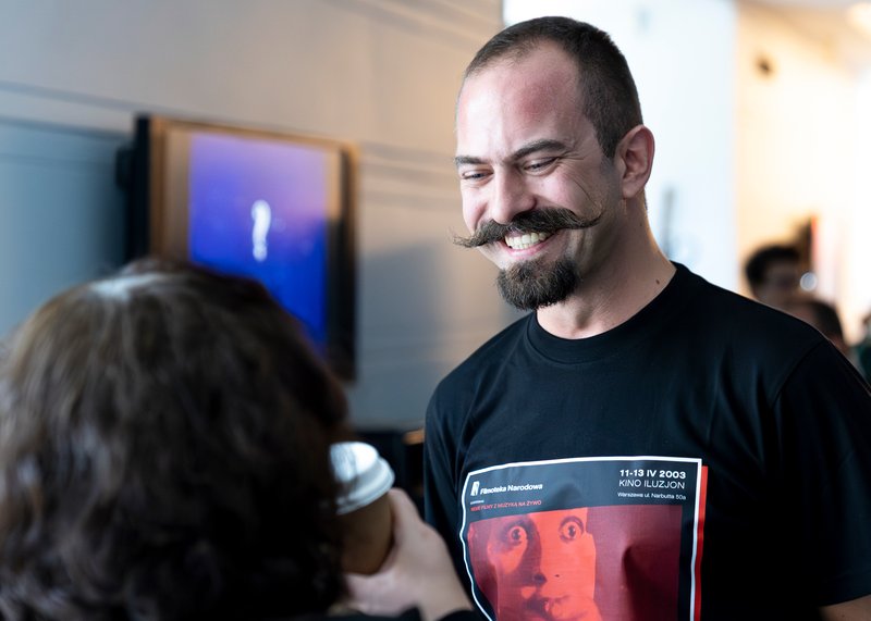filmograf FINA Michał Pieńkowski, fot. Jan Gierach / FINA